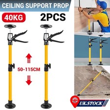 2PC 50-115CM Adjustable Drywall Plasterboard Builder Ceiling Easy Support Props