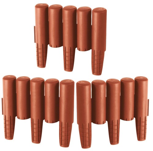 New garden fence edges - garden,