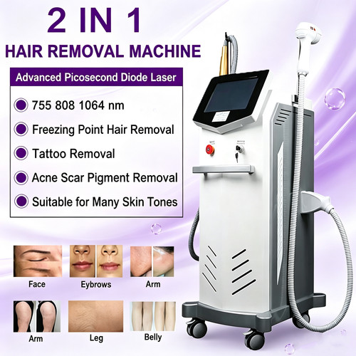 2in1 808nm diode pico laser - 2in1,