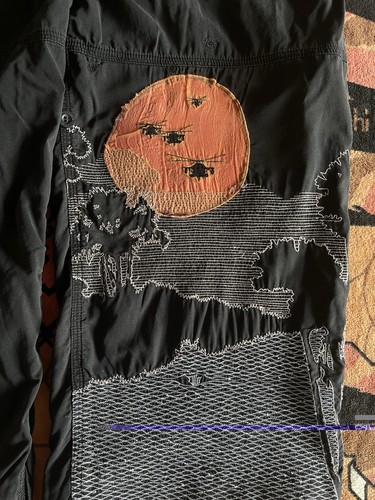 Maharishi black embroidered - maharishi,