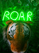 ROAR Neon Sign Animal DInosaur