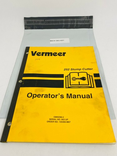 Vermeer 252 stump cutter - 252,