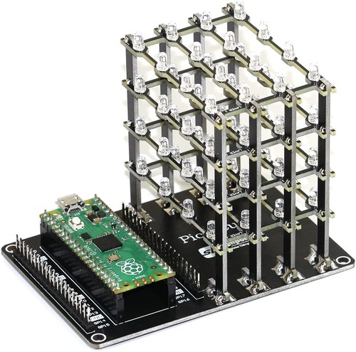 4x4x4 led cube - led,