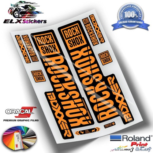 Fluor fork sticker rockshox - fluor,