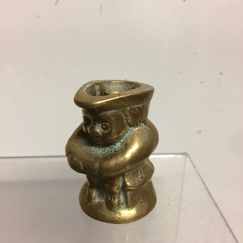 Vintage antique brass toby - toby, jug