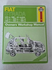 Fiat Strada Haynes Manual 1979 to 1988 Strada Ritmo 105TC Abarth 130 TC