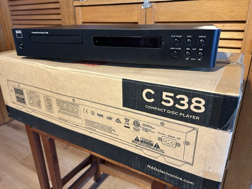 Nad 538 player black - c, cd