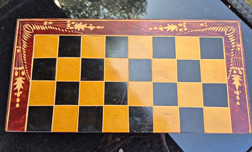 Wood folding chess - wood,