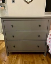 Ikea Hemnes chest of drawers (grey)