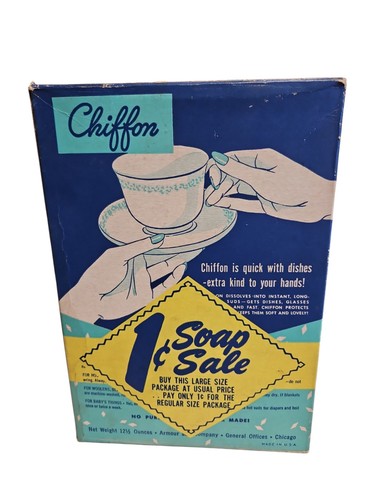 Vintage chiffon white - white, soap