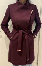 Ted Baker Long Wool Coat Size
