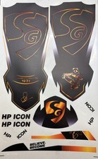 SG Cricket bat sticker 3d