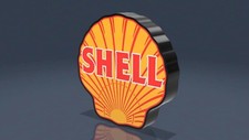 Shell Or Texaco Gasoline Pump Globe