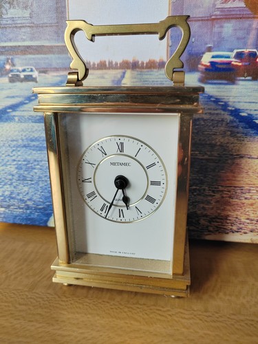 Vintage metamec brass carriage - brass,