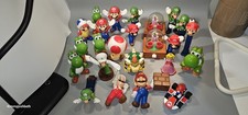 Nintendo Super Mario Bros Toys Figures Cake Toppers Luigi Princess Toad Bowser.