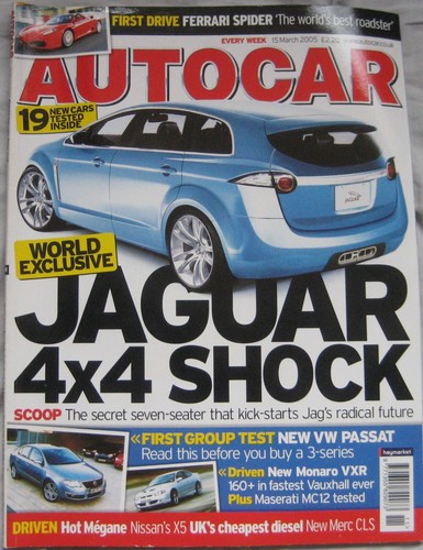 Autocar 2005 featuring - 15/3/2005,