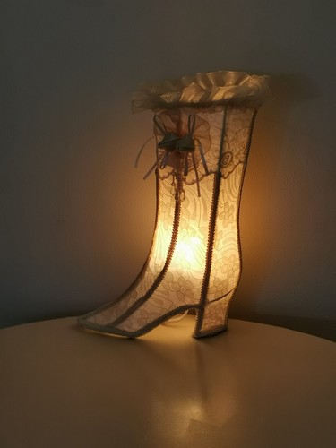 Unusual vintage boot - unusual, lamp
