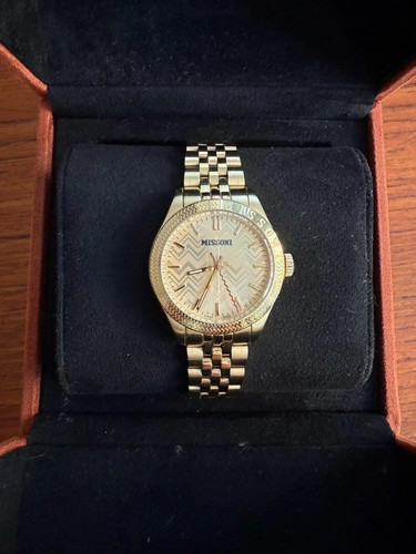 Missoni swiss made gold tone - missoni,
