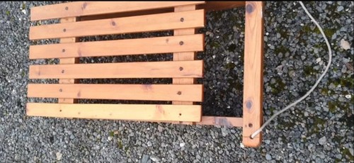Vintage solid wood sledge for - solid,