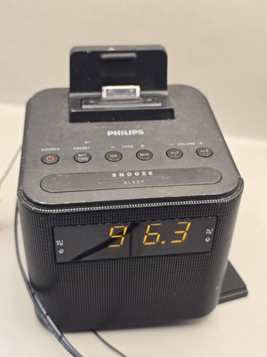 Small bedside philips clock - bedside,