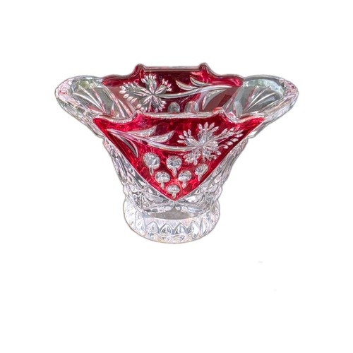 Vintage red and clear - red, or