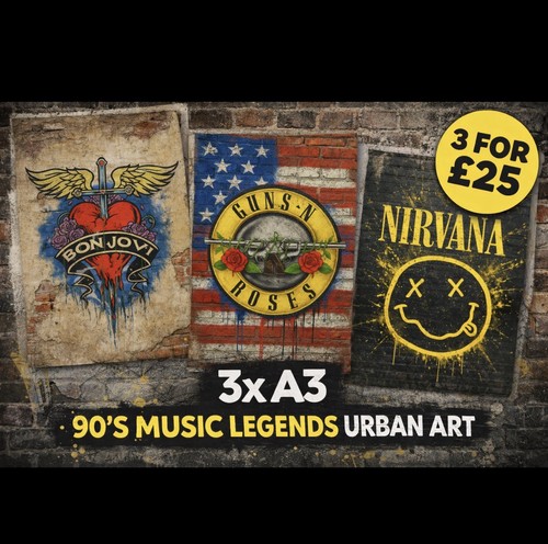 Music urban art prints - urban,