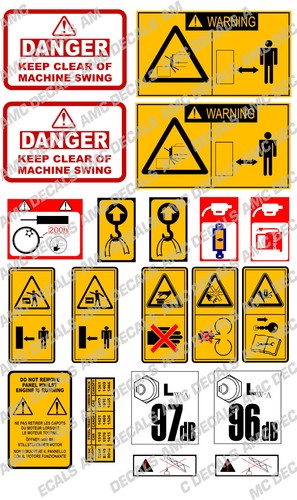 Jcb mini digger safety warning - mini,