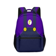 Anime Super Mario Waluigi Backpack Cartoon School Bag Travel Sport Shoulders Bag