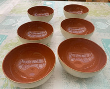 Denby brown bowls (5")-set of
