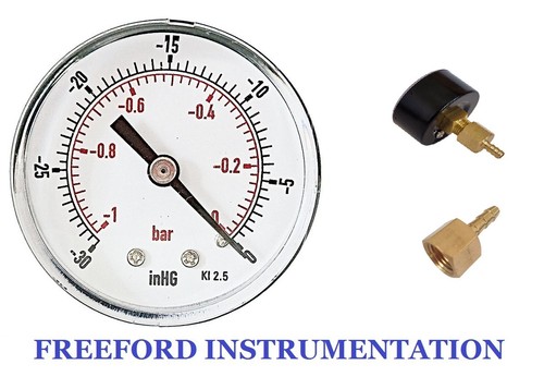 Vacuum gauge 50mm - gauge, -1/0