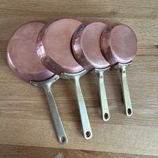 Set vintage french copper - of, 4