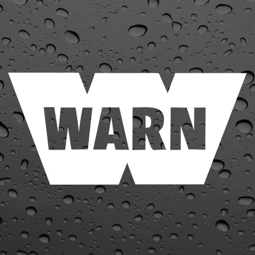 Warn winches pair stickers - warn,