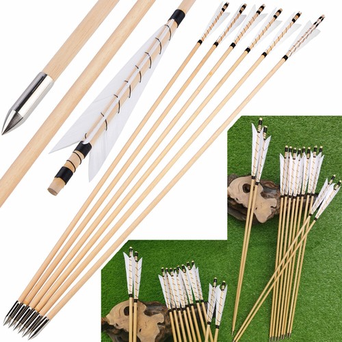 Wooden arrows 8mm archery - arrows,