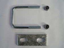 M10 zinc plated square u-bolts U bolts boat trailers cars livestock trucks PLATE