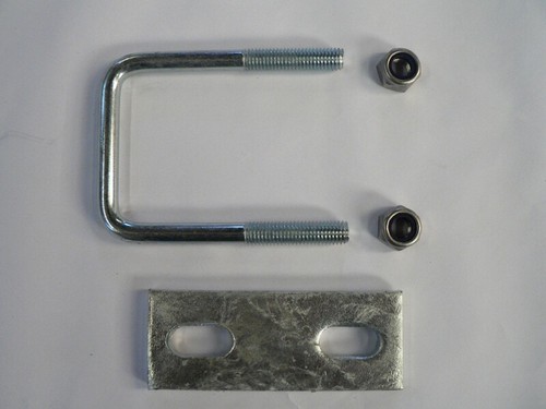 M10 zinc plated square - , u-bolts