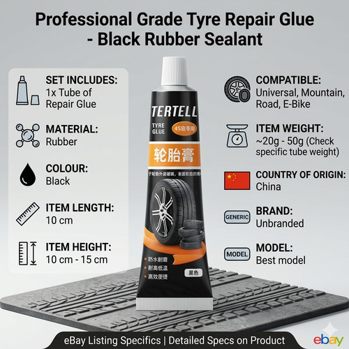 Tire repair black - repair, glue
