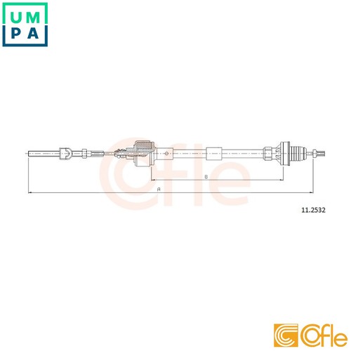 Cable pull clutch - cable,