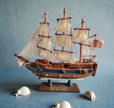 Vintage Handcrafted Wooden HMS