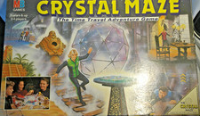 MB Crystal Maze Board Game Time Travel Adventure Puzzles Vintage