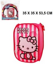 SANRIO HELLO KITTY POP UP ROOM TIDY TOY BASKET CHILDREN'S BEDROOM 