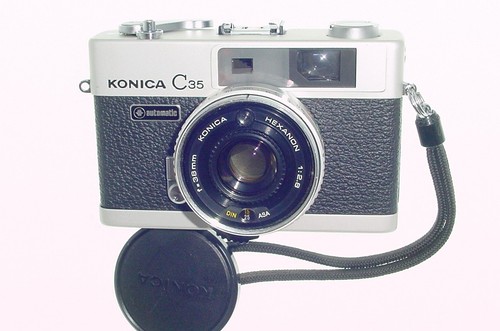 Konica c35 automatic 35mm film - konica,