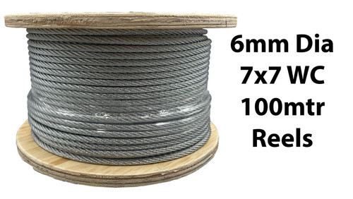 Galvanised steel wire rope - galvanised,