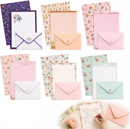Pcs letter writing set with - pcs,