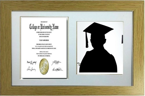 Graduation double photo - graduation, frame