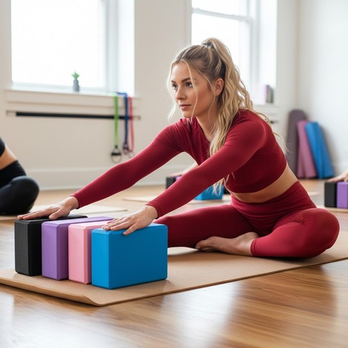Yoga blocks pair gym - blocks,