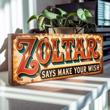Zoltar Sign Funfair Circus