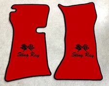 Carpet Mats for Corvette Stingray C2 Coupe 1962-1967 Red Sw