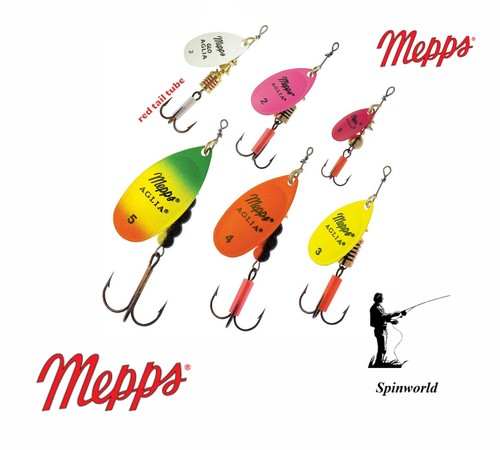Mepps aglia fluo variety sizes - fluo,