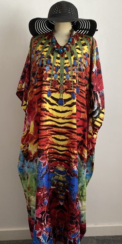 Tropical oversized kaftan - h&m,