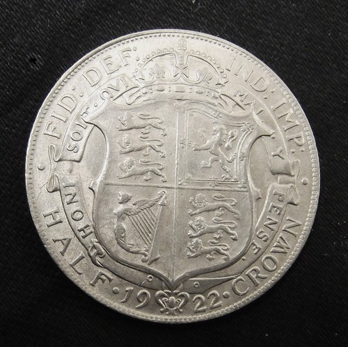 George 1922 silver half - v,